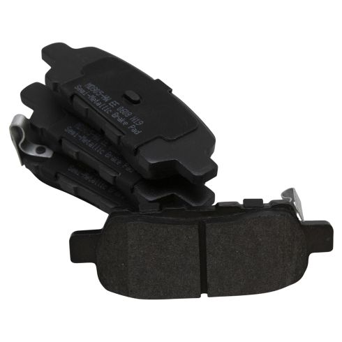 Nissan Rogue Rear Semi-Metallic Premium G-Coated Brake Pad & Rotor Kit TRQ BKA43707