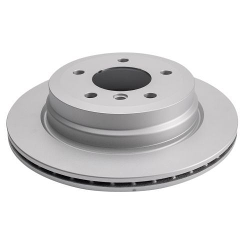 BMW 328i 328i xDrive 328xi X1 Rear Semi-Metallic Premium G-Coated Brake Pad & Rotor Kit TRQ BKA43811