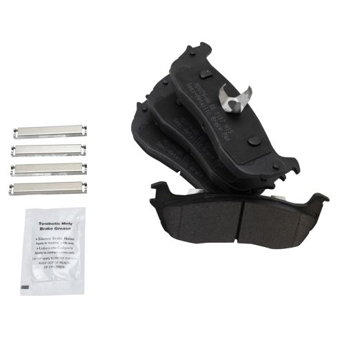 Ford Lincoln Rear Semi-Metallic Brake Pad & Rotor Kit TRQ BKA43815