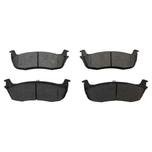 Ford Lincoln Rear Semi-Metallic Brake Pad & Rotor Kit TRQ BKA43815