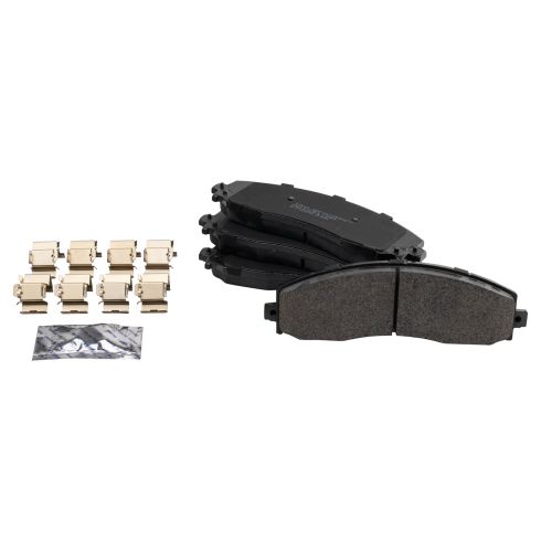 Ford F350 Super Duty F450 Rear Semi-Metallic Premium G-Coated Brake Pad & Rotor Kit TRQ BKA43824