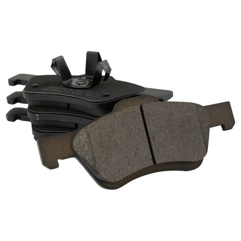 Ford Mazda Mercury Front Semi-Metallic Premium G-Coated Brake Pad & Rotor Kit with Wheel Bearings TRQ BKA43970