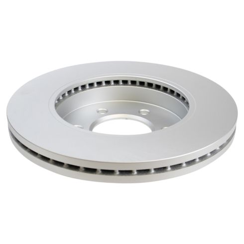 Ford F150 Lincoln Mark LT Front Semi-Metallic Premium G-Coated Brake Pad & Rotor Kit with Wheel Bearings TRQ BKA44008