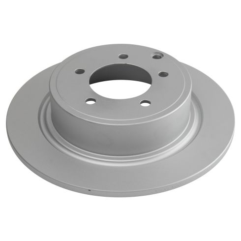 2017 Jeep Compass Patriot Rear Semi-Metallic Premium G-Coated Brake Pad & Rotor Kit TRQ BKA44011