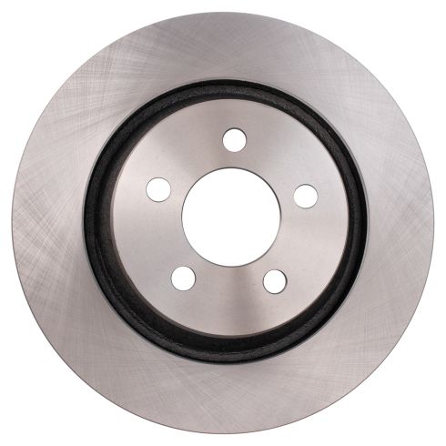 2008-12 Jeep Liberty Front with 332mm Diameter Front Rotors Ceramic Brake Pad & Rotor Kit TRQ BKA48110