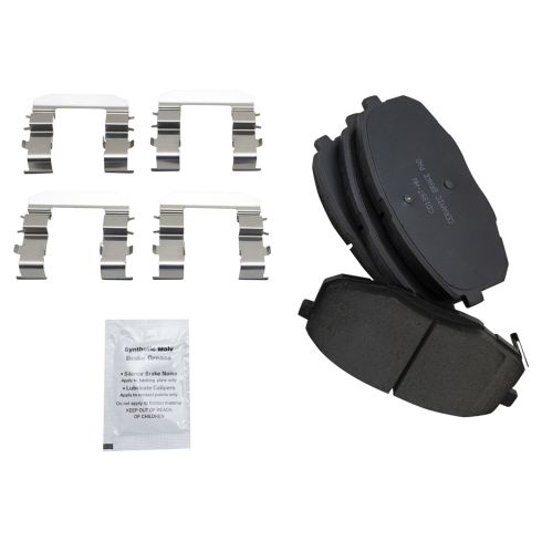 Hyundai Elantra Front Ceramic Brake Pad & Rotor Kit TRQ BKA48113