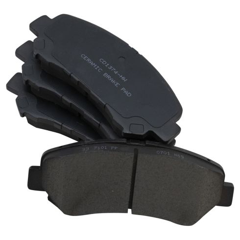 Nissan Rogue Rogue Select Front Ceramic Brake Pad & Rotor Kit TRQ BKA48130
