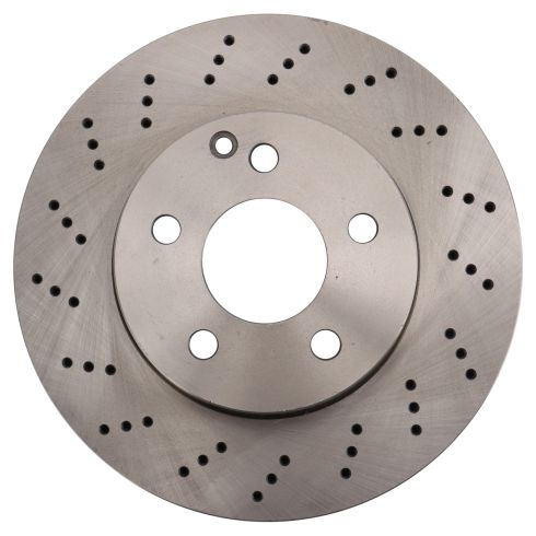 Mercedes Benz C250 C300 Front Ceramic Brake Pad & Rotor Kit TRQ BKA48161