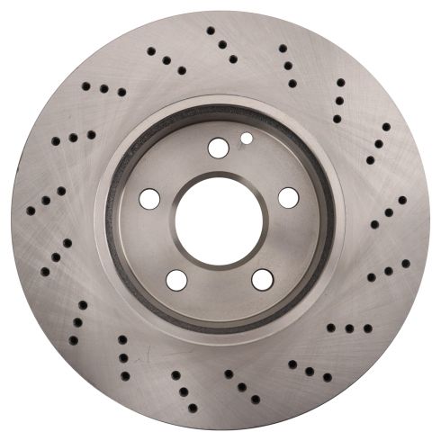 Mercedes Benz C250 C300 Front Ceramic Brake Pad & Rotor Kit TRQ BKA48161