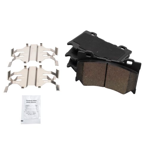 Nissan Z Infiniti Q50 Front Ceramic Brake Pad & Rotor Kit TRQ BKA48206