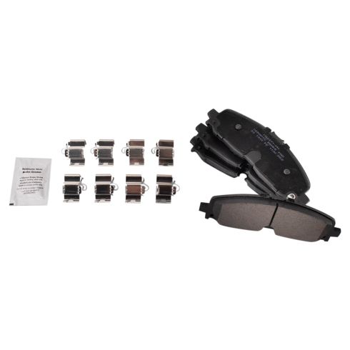 2020 Chevrolet Colorado Front Ceramic Brake Pad & Rotor Kit TRQ BKA48234