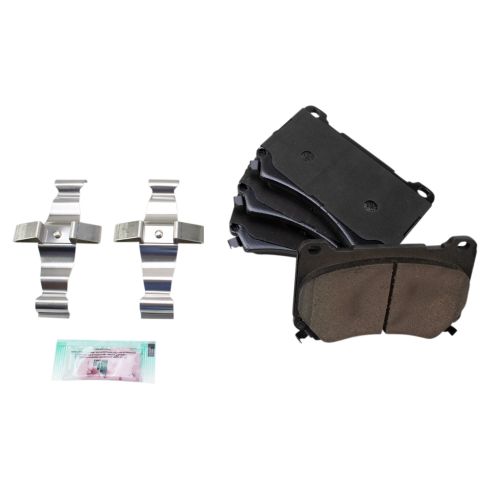 Hyundai Equus Genesis Front Ceramic Brake Pad & Rotor Kit TRQ BKA48255