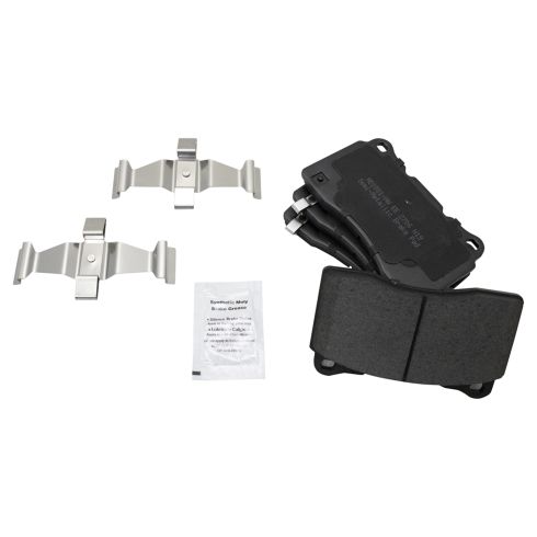 2013-14 Ford Mustang Shelby GT500 Front Semi-Metallic Brake Pad & Rotor Kit TRQ BKA49999