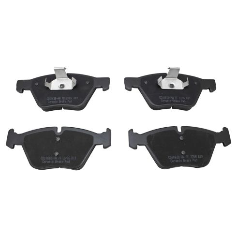 2007 BMW 335xi Front Ceramic Premium G-Coated Brake Pad & Rotor Kit TRQ BKA51707