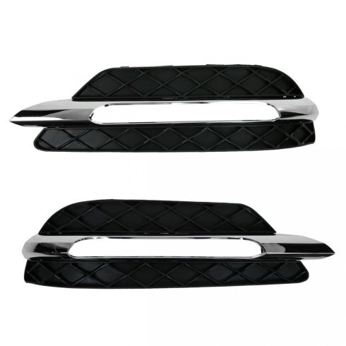 Mercedes Benz C250 C300 C350 Grille 2 Piece Set DEPO 1ABGP00015
