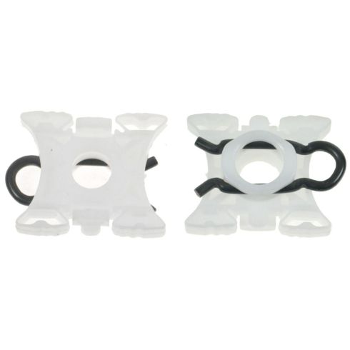 BMW Front Window Regulator Sliding Pivot Clip 2 Piece Set TRQ WCA54673