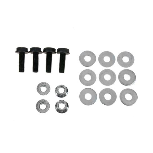 Chevrolet GMC Driver & Passenger Side Rear Rearward 2 Piece Leaf Spring Shackle Bracket Repair Kit TRQ PSA69182