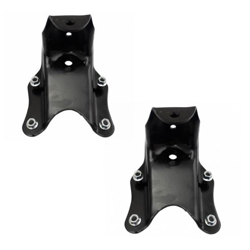 Ford Rear Driver & Passenger Side 2 Piece Leaf Spring Shackle Bracket Repair Kit TRQ PSA71557