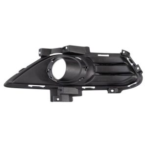 2013-16 Ford Fusion without Block Heater Front Driver & Passenger Side 2 Piece Fog Light Bezel Set TRQ LTA05056