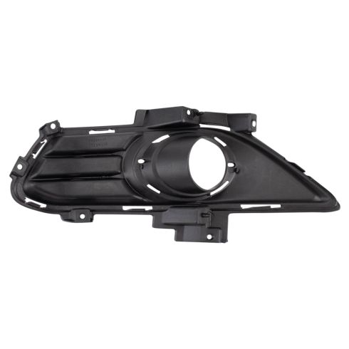 2013-16 Ford Fusion without Block Heater Front Driver & Passenger Side 2 Piece Fog Light Bezel Set TRQ LTA05056