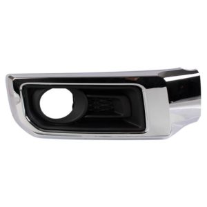 2014-24 Toyota 4Runner with Chrome Bezel Front Driver & Passenger Side 2 Piece Fog Light Bezel Set TRQ LTA05031