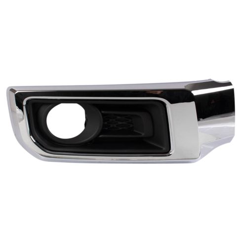 2014-24 Toyota 4Runner with Chrome Bezel Front Driver & Passenger Side 2 Piece Fog Light Bezel Set TRQ LTA05031