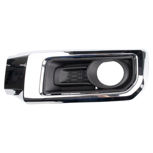2014-24 Toyota 4Runner with Chrome Bezel Front Driver & Passenger Side 2 Piece Fog Light Bezel Set TRQ LTA05031
