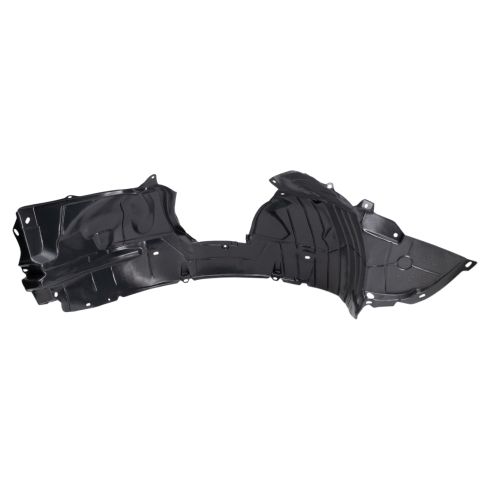 Nissan Versa Front Driver & Passenger Side 2 Piece Inner Fender Liner Set TRQ BDA08731