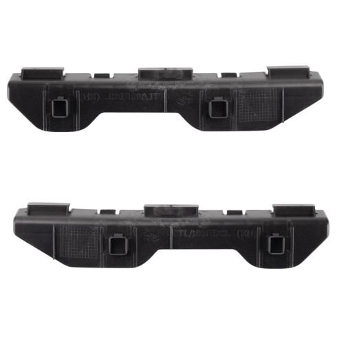 2003-08 Toyota Corolla Rear Driver & Passenger Side 2 Piece Bumper Bracket Set TRQ BDA06176