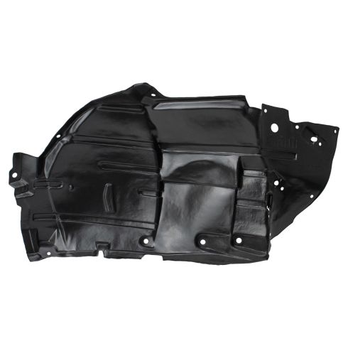 2003-07 Infiniti G35 Coupe Front Driver & Passenger Side Forward 2 Piece Inner Fender Liner Set TRQ BDA06605