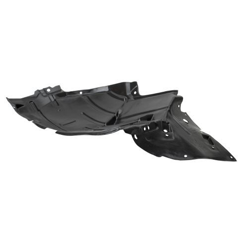 2003-07 Infiniti G35 Coupe Front Driver & Passenger Side Forward 2 Piece Inner Fender Liner Set TRQ BDA06605