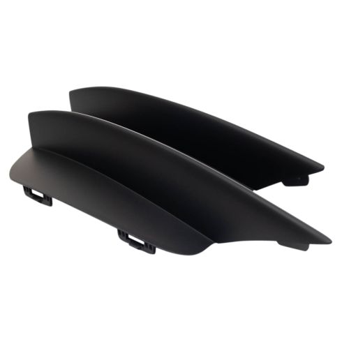 Mercedes Benz C300 Front Driver & Passenger Side 2 Piece Fog Light Hole Cover Set TRQ BDA13769