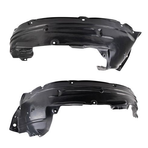 2012-14 Honda CR-V Front Driver & Passenger Side 2 Piece Inner Fender Liner Set TRQ BDA14457