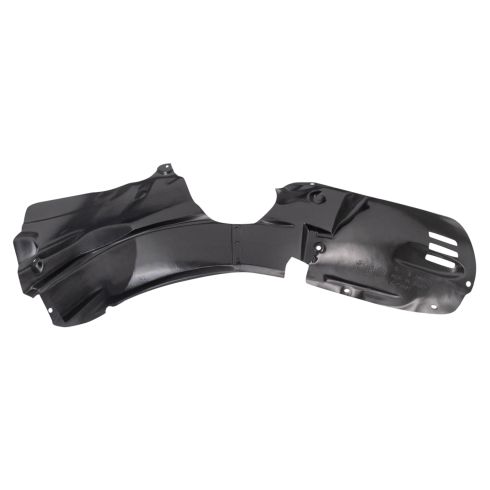 2011-13 Ford Fiesta Front Driver & Passenger Side 2 Piece Inner Fender Liner Set TRQ BDA14971