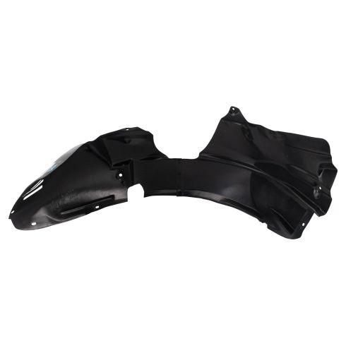 2011-13 Ford Fiesta Front Driver & Passenger Side 2 Piece Inner Fender Liner Set TRQ BDA14971