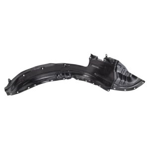 2004-06 Mazda MPV with Rocker Molding Front Driver & Passenger Side 2 Piece Inner Fender Liner Set TRQ BDA15695