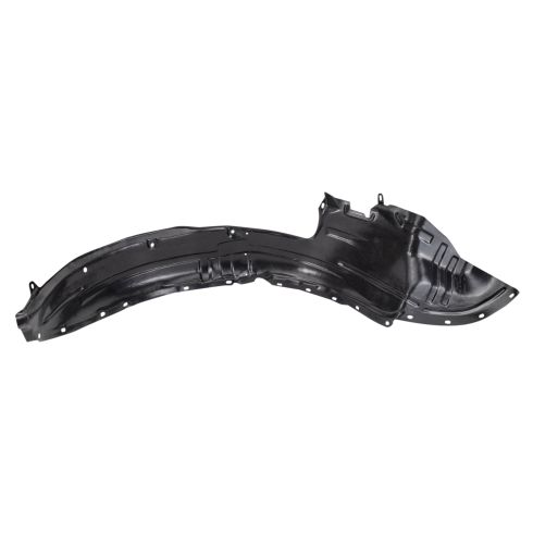 2004-06 Mazda MPV with Rocker Molding Front Driver & Passenger Side 2 Piece Inner Fender Liner Set TRQ BDA15695