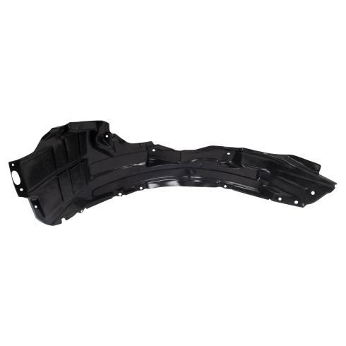2007-13 Mitsubishi Outlander Front Driver & Passenger Side 2 Piece Inner Fender Liner Set TRQ BDA15850