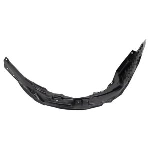 Mitsubishi Lancer Front Driver & Passenger Side 2 Piece Inner Fender Liner Set TRQ BDA16436
