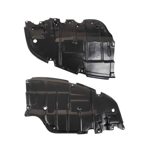 2007-12 Lexus ES350 Driver & Passenger Side Lower Engine Splash Shield 2 Piece Set TRQ BDA16635