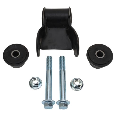 2005-23 Toyota Tacoma Driver & Passenger Side Rear Rearward Leaf Spring Shackle 2 Piece Set TRQ PSA37388
