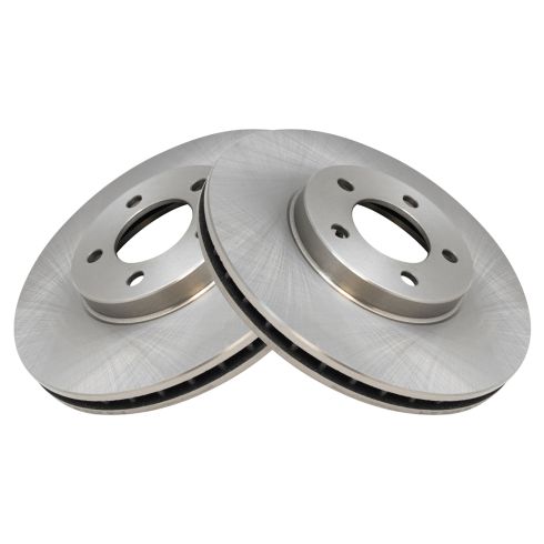 Ford Lincoln Mercury Front Ceramic Brake Pad & Rotor Kit with Wheel Bearings TRQ BKA52051