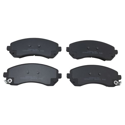 Chevrolet Buick Pontiac Olds Front Ceramic Brake Pad & Rotor Kit with Wheel Bearings TRQ BKA14618