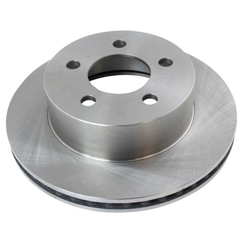 Jeep Cherokee Wrangler Front Ceramic Brake Pad & Rotor Kit with Wheel Bearings TRQ BKA14617