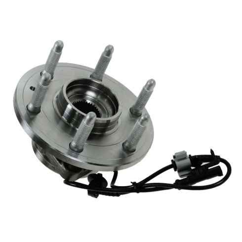 Chevrolet GMC Cadillac Front Ceramic Brake Pad & Rotor Kit with Wheel Bearings TRQ BKA52094