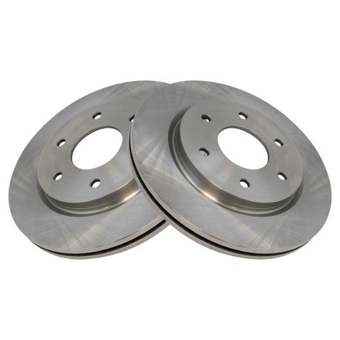 Nissan Armada Titan Infiniti QX56 Front Ceramic Brake Pad & Rotor Kit with Wheel Bearings TRQ BKA14270