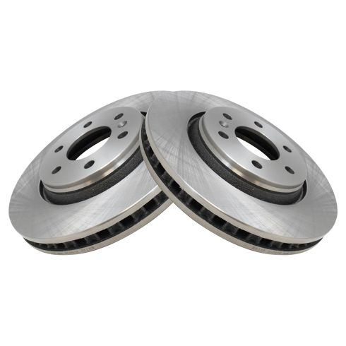 Chevrolet Buick Pontiac Saturn Front Ceramic Brake Pad & Rotor Kit with Wheel Bearings TRQ BKA52234