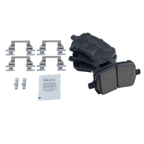 Chevrolet HHR Front Ceramic Brake Pad & Rotor Kit with Wheel Bearings TRQ BKA52235
