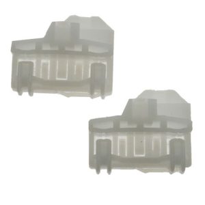 VW Audi Pontiac Olds Front Passenger Side Window Regulator Guide Clip 2 Piece Set TRQ WCA50120