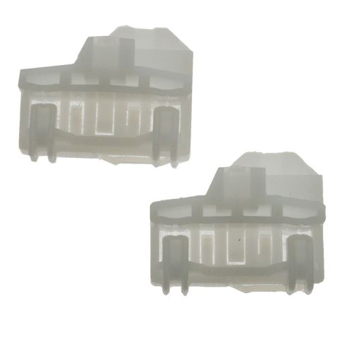 VW Audi Pontiac Olds Front Passenger Side Window Regulator Guide Clip 2 Piece Set TRQ WCA50120